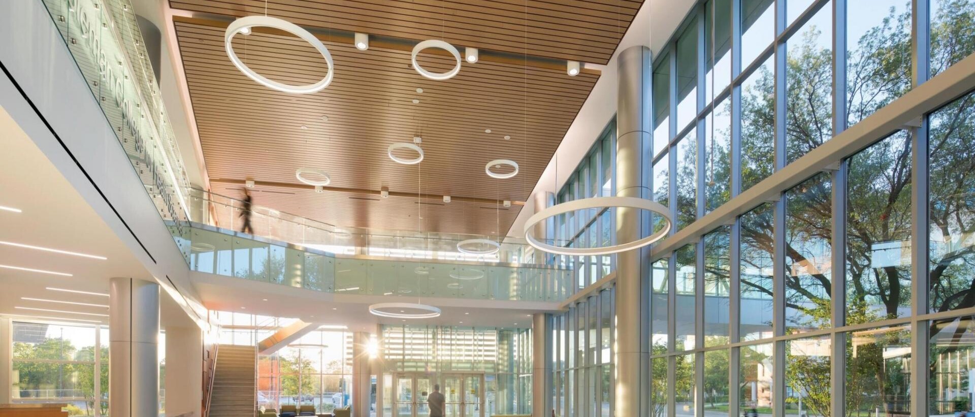 Lobby of building