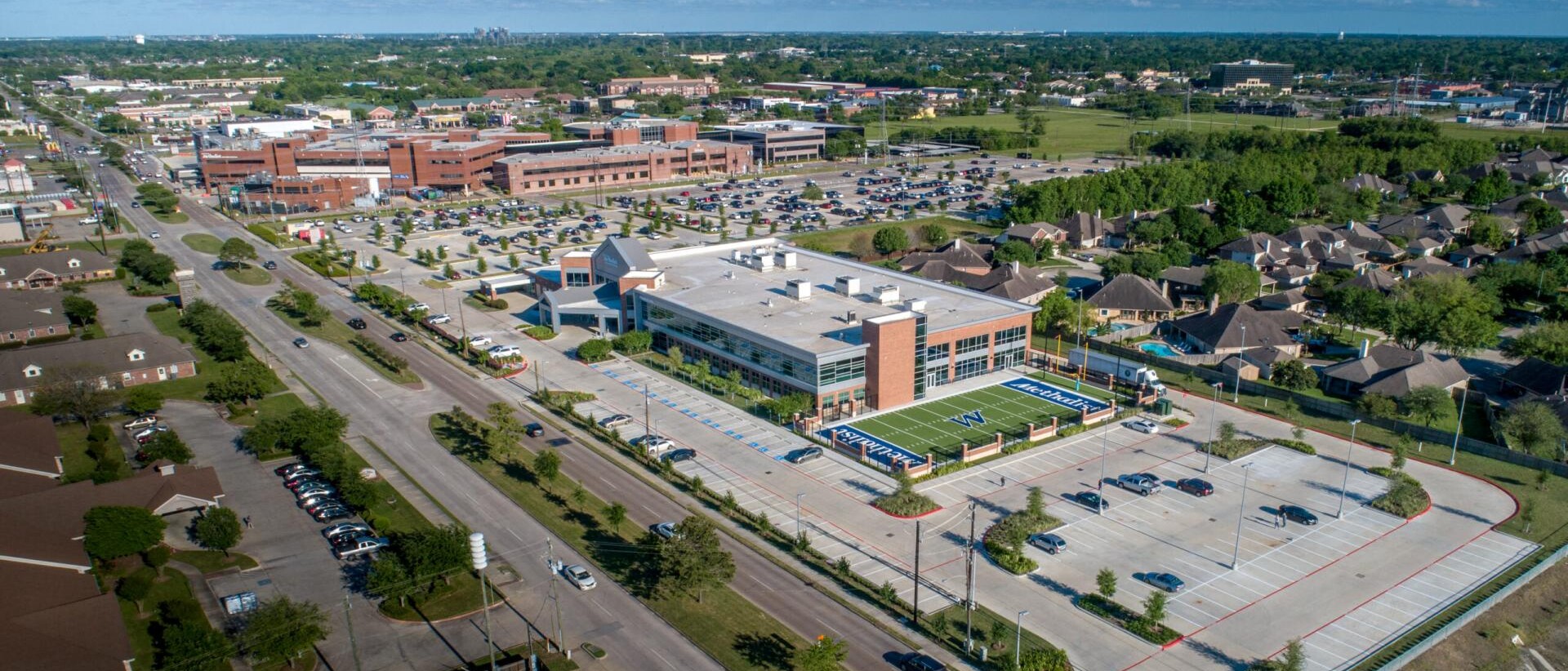 Aerial of highschool