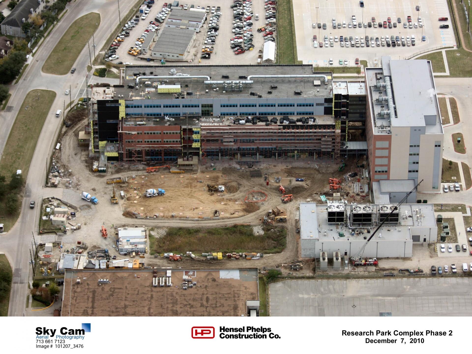 Aerial of building
