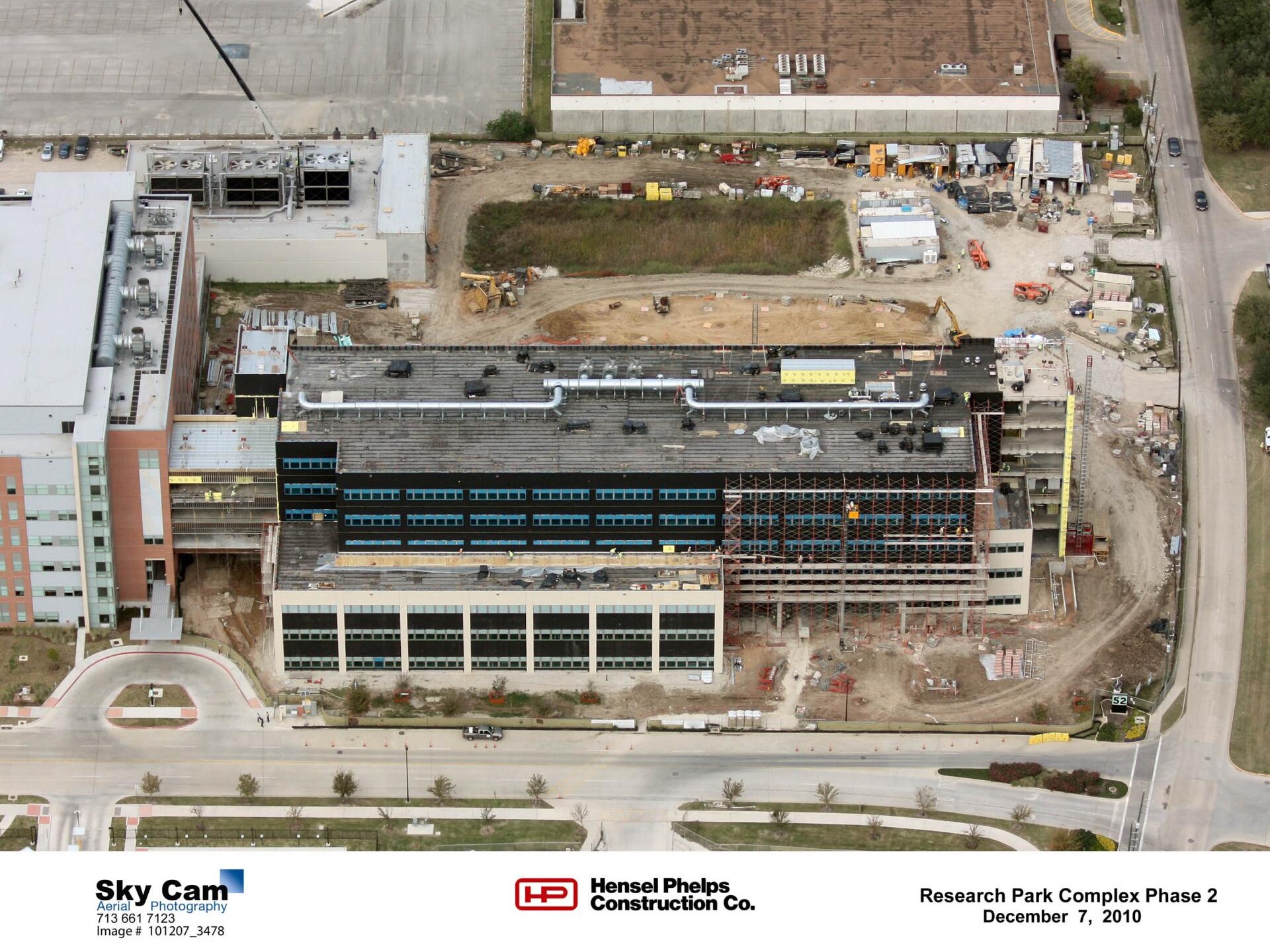 Aerial of building