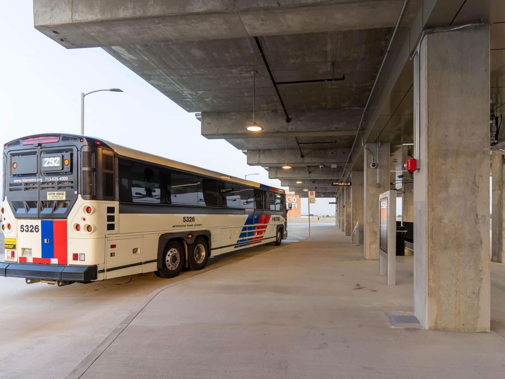 City bus at Transit center