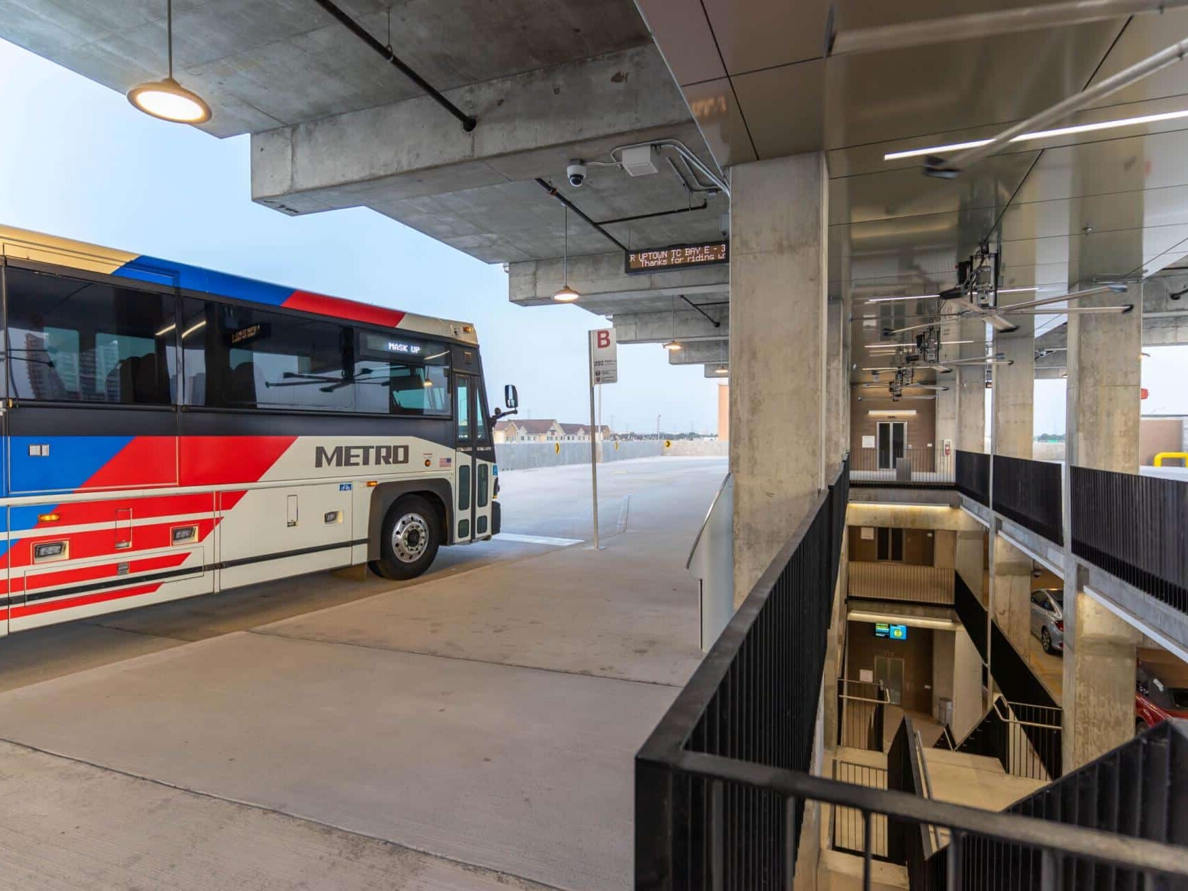 City bus at Transit center