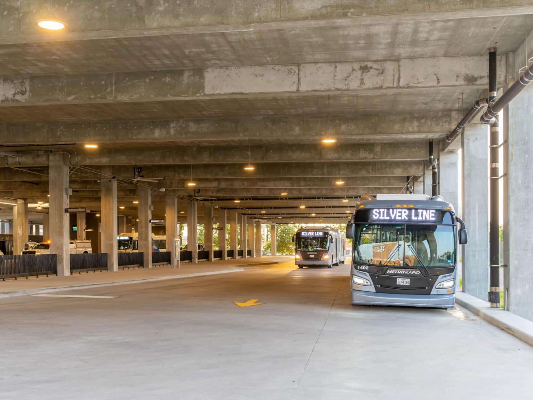 City bus at Transit center