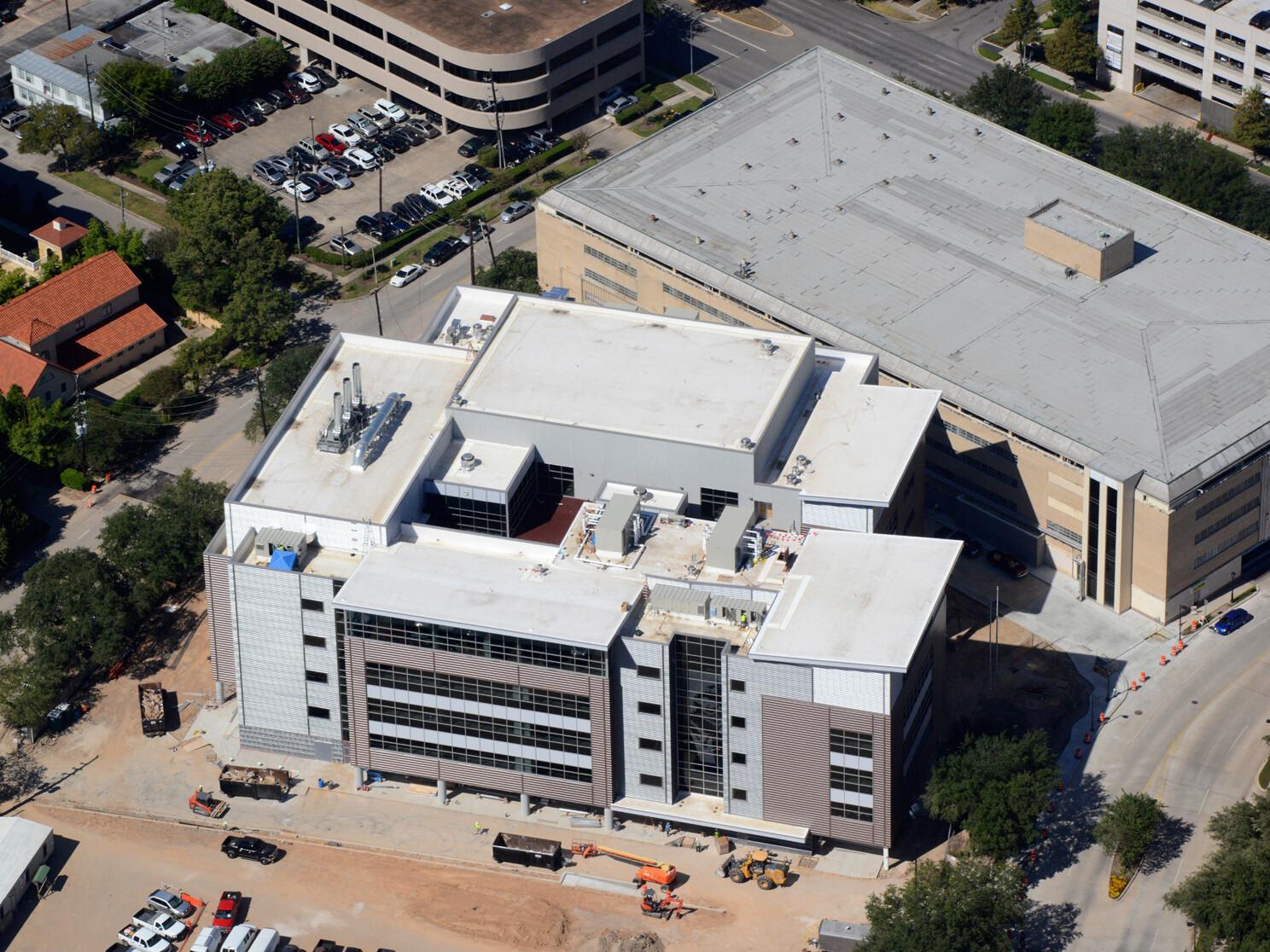 Aerial of building