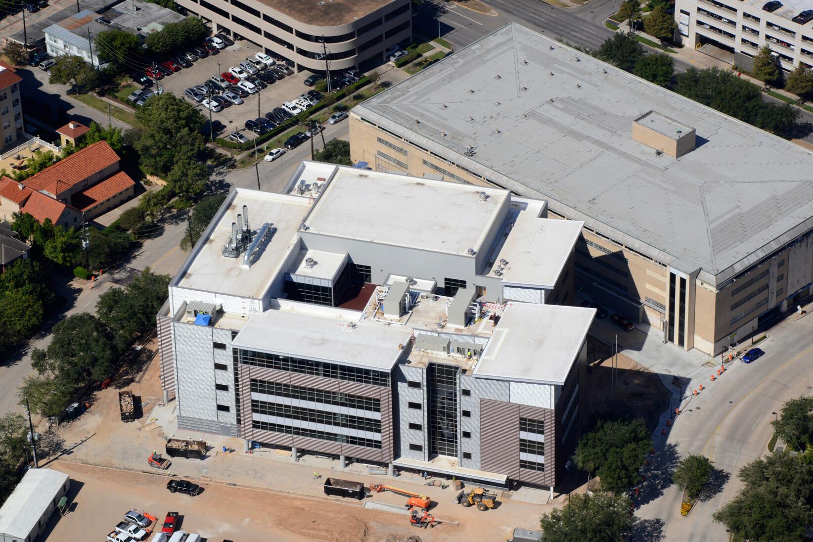 Aerial of building