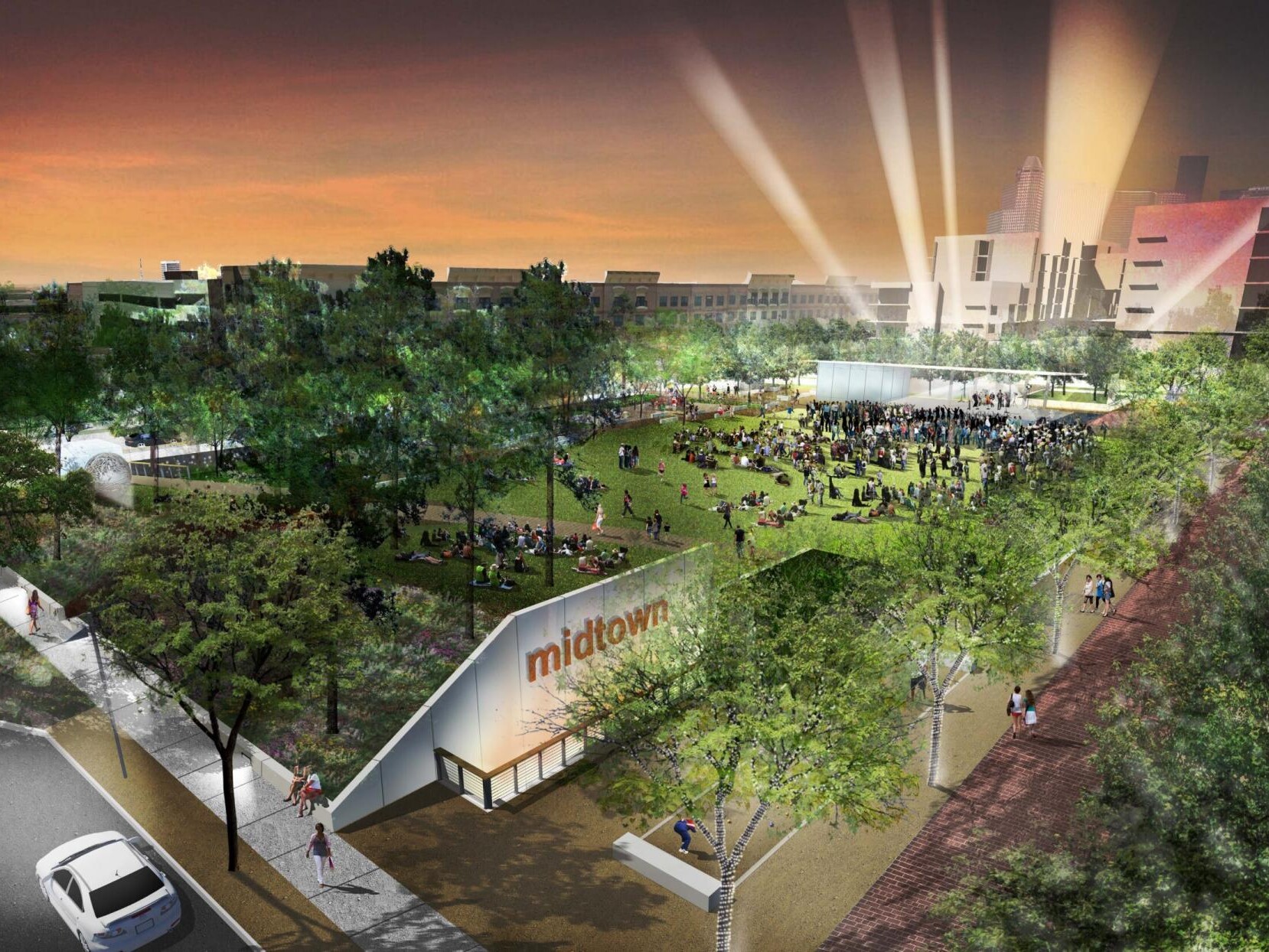 rendering of a park