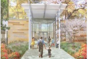 Rendering of building