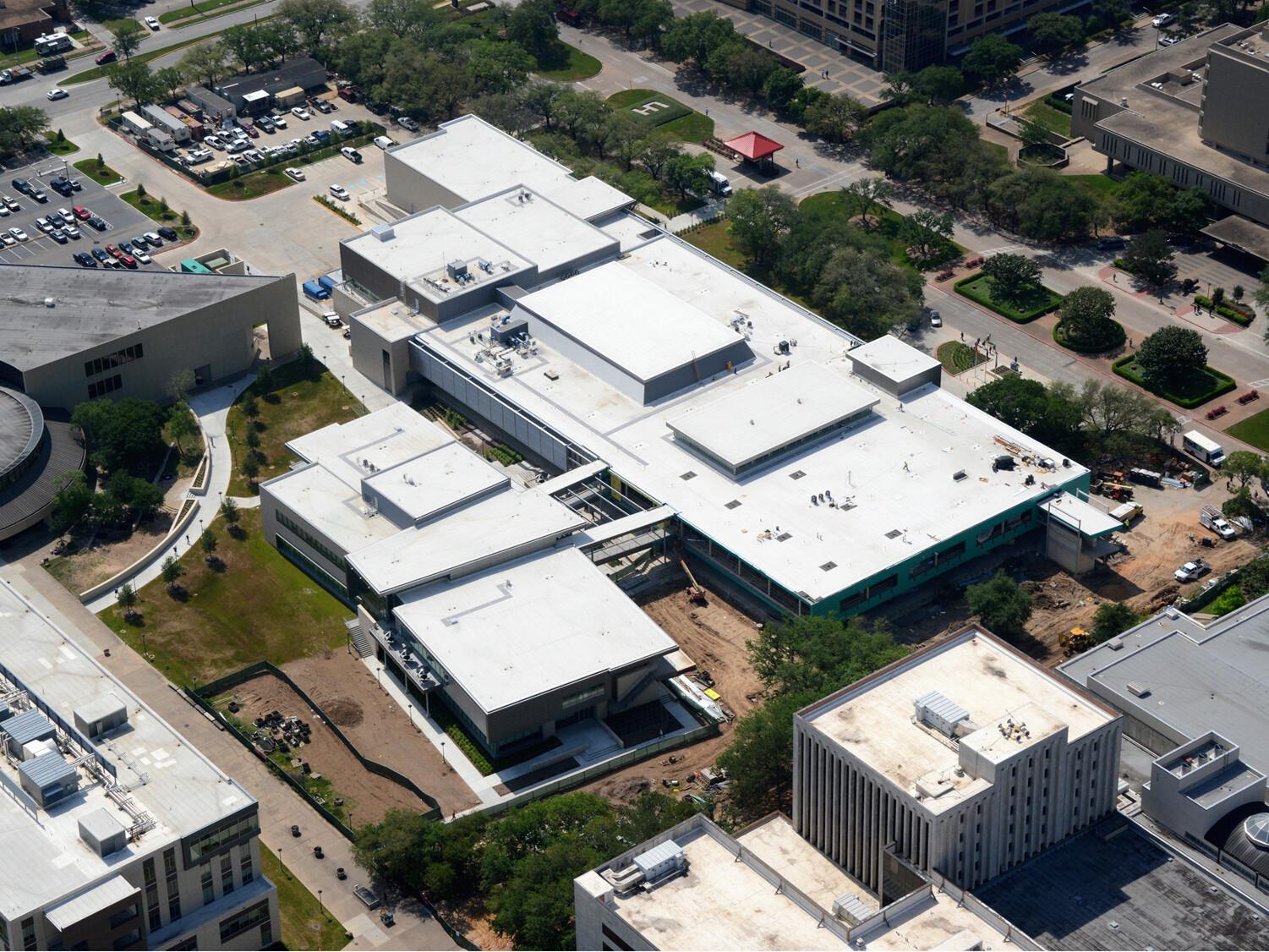 Aerial of building