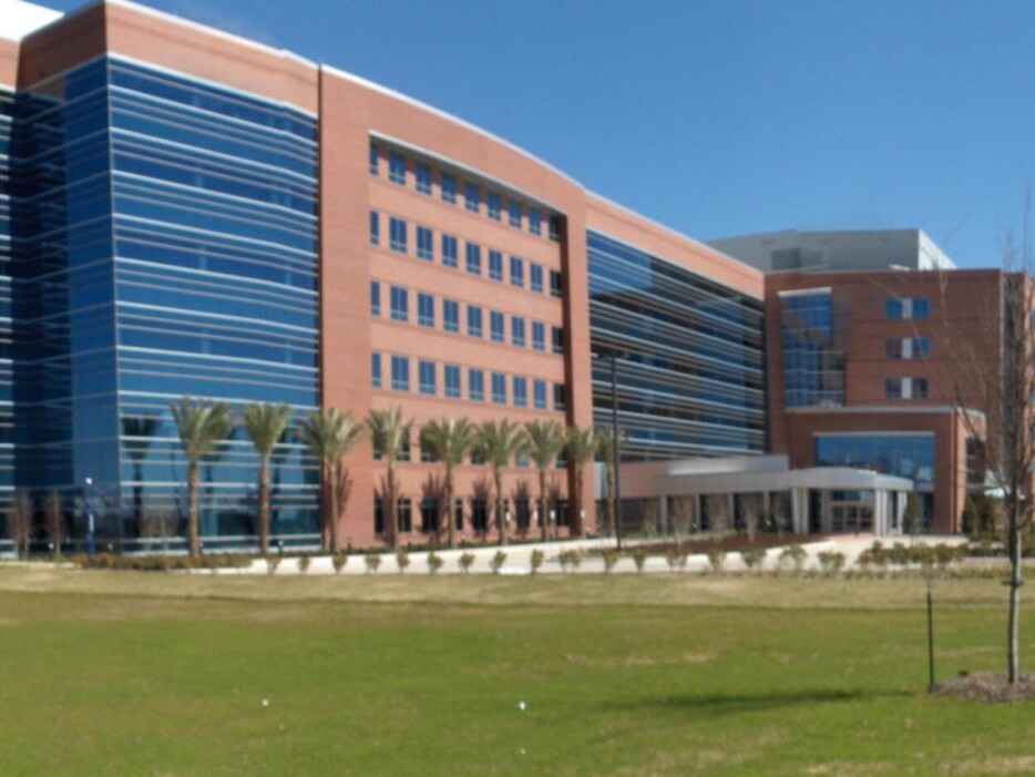 Walkway outside of building