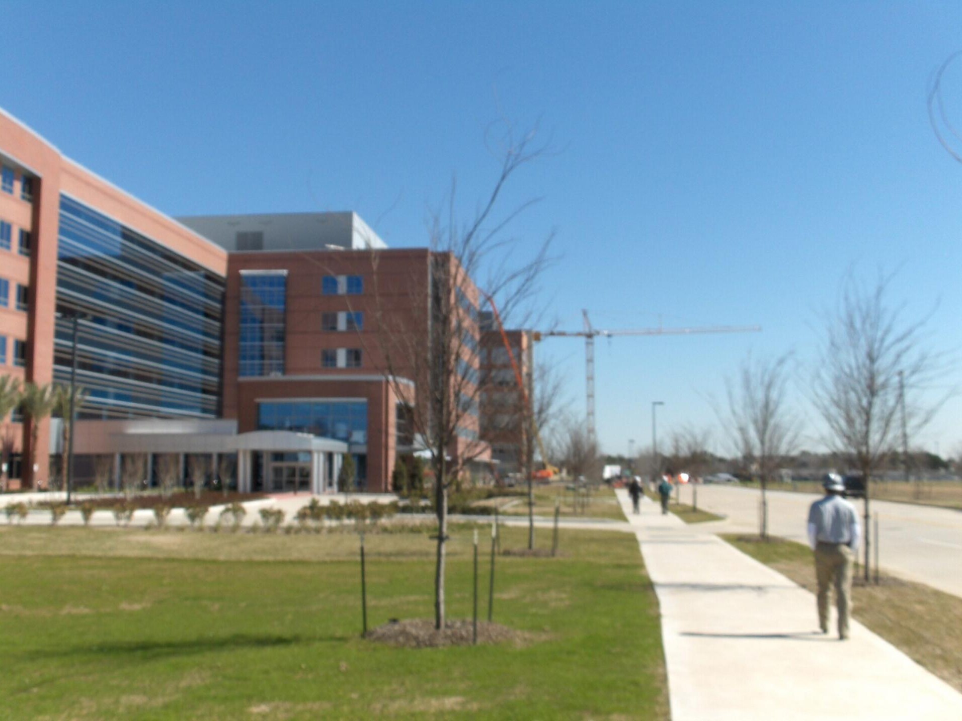 Walkway outside of building